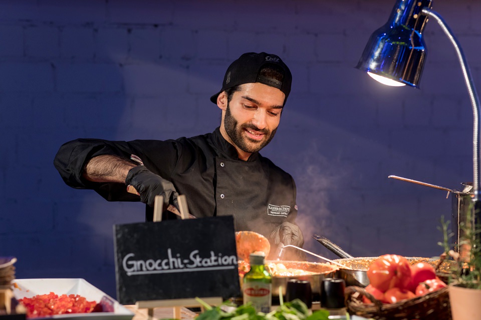 Catering mit Gnocchi in Köln