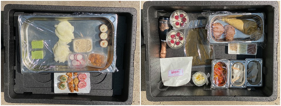 SSterne Catering nach Hause geliefert